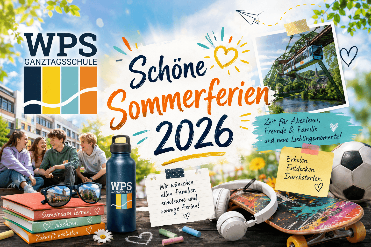 Mehr über den Artikel erfahren Wie wünschen allen Familie schöne Sommerferien!